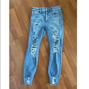 American eagle high waisted skinny jeans